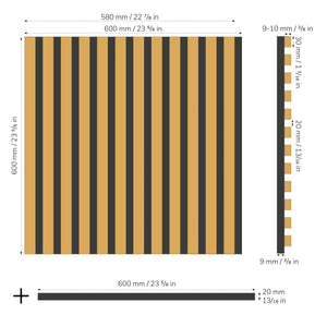 Slate-Lite Acoustic Panel Nero