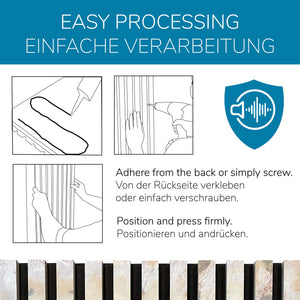 Slate-Lite Acoustic Panel Nero