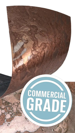 Metallic Copper 110x55 cm (mixed)