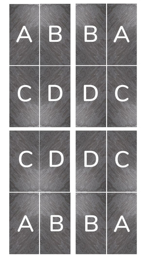 Translucent D.Black Bookmatching