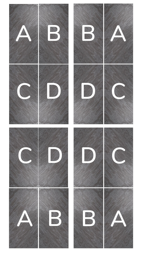 Translucent D.Black Bookmatching