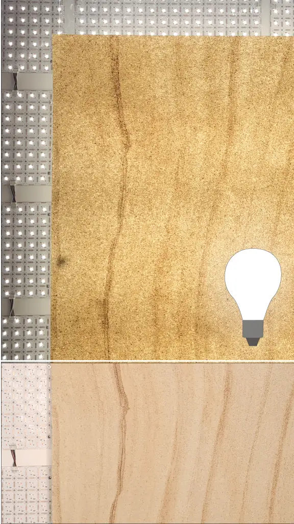 Translucent Teakwood  Bookmatching