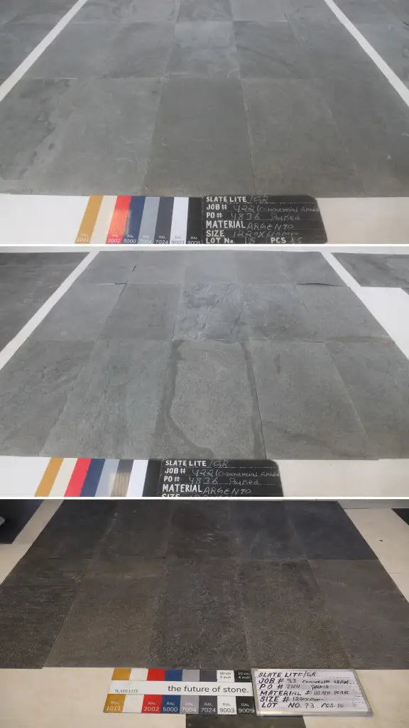 Slate Lite Argento 110x55 cm (mixed)