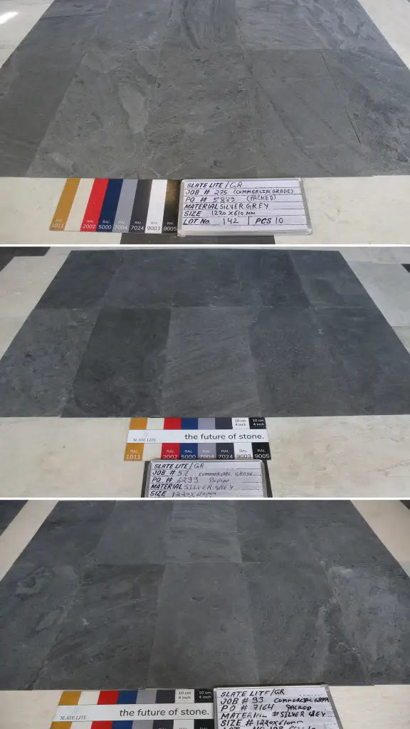 Slate Lite Silver Grey 110x55 cm (mixed)