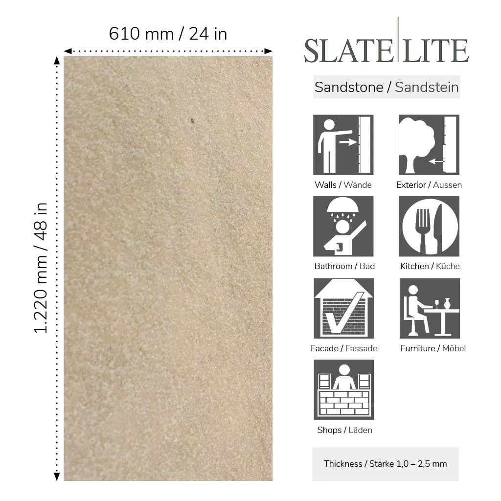 Clear White Slate-Lite | Natural stone Slate-Lite