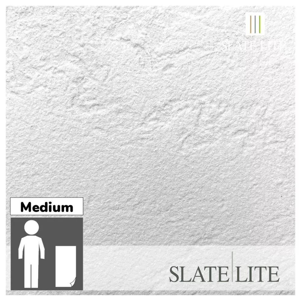 Slate-Lite | Naturstein Sparkle 122x61 White Slate-Lite
