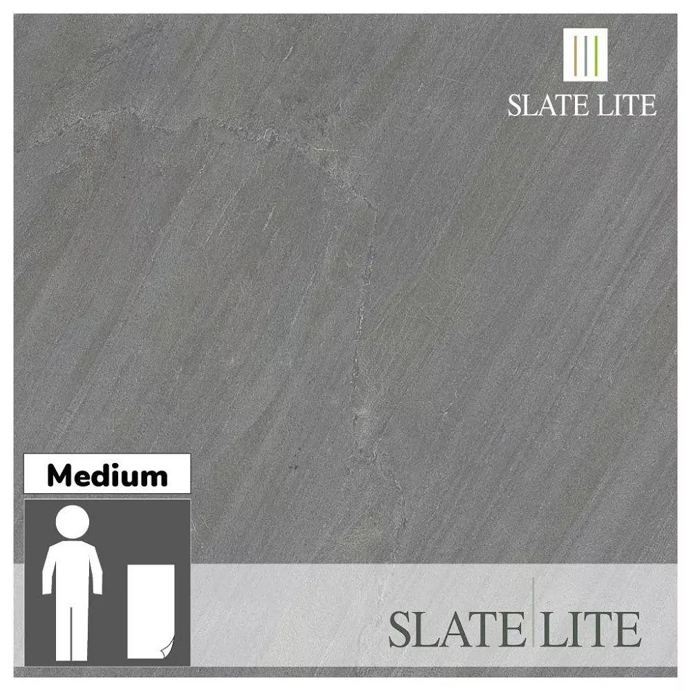 Slate Lite D. Black 110x55 cm (mixed)